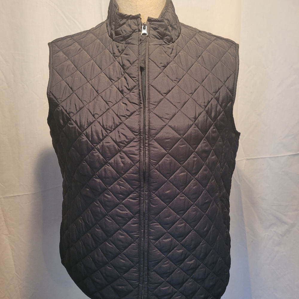Relativity Brown Pleated Vest - image 1